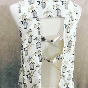 Small birdcage summer women’s shirt
